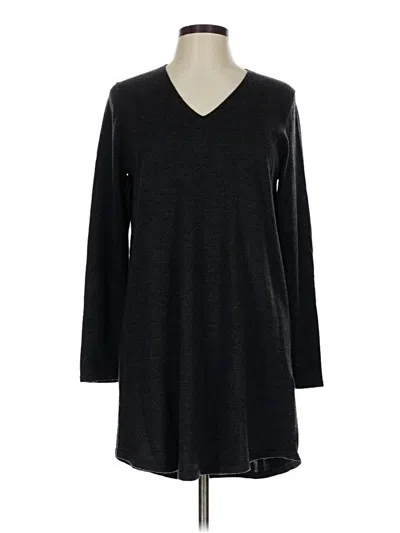 Pre-owned Eileen Fisher Casual Dress In Gray