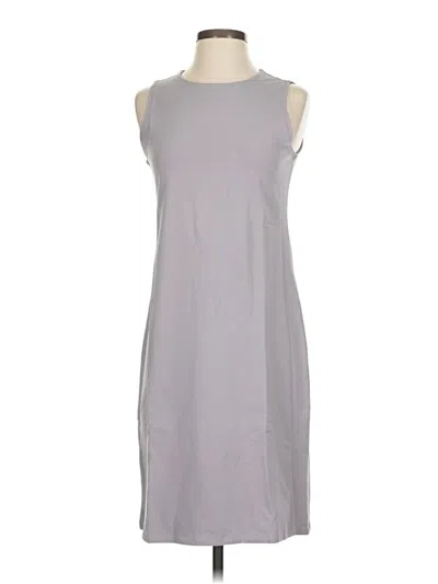 Pre-owned Eileen Fisher Casual Dress In Gray