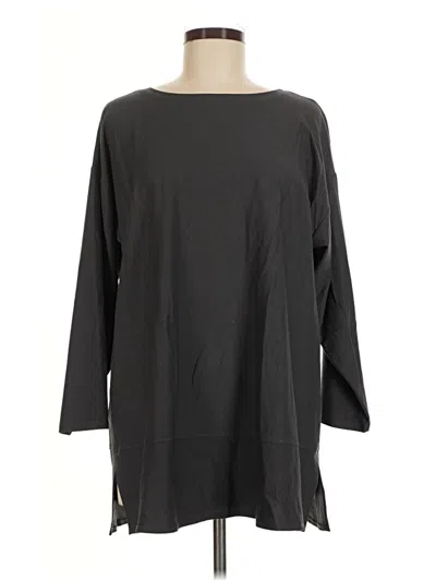 Pre-owned Eileen Fisher Casual Dress In Gray