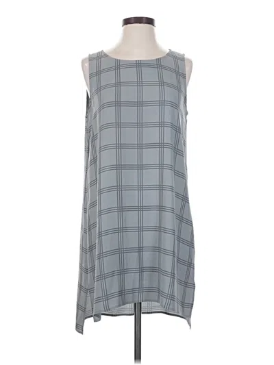 Pre-owned Eileen Fisher Casual Dress In Gray