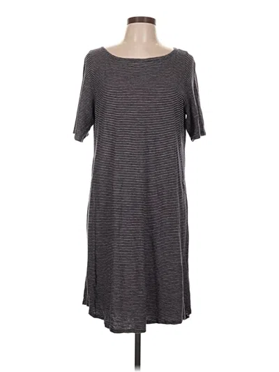 Pre-owned Eileen Fisher Casual Dress In Gray