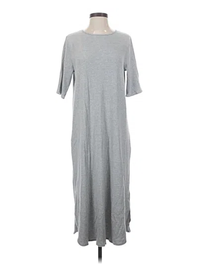 Pre-owned Eileen Fisher Casual Dress In Gray