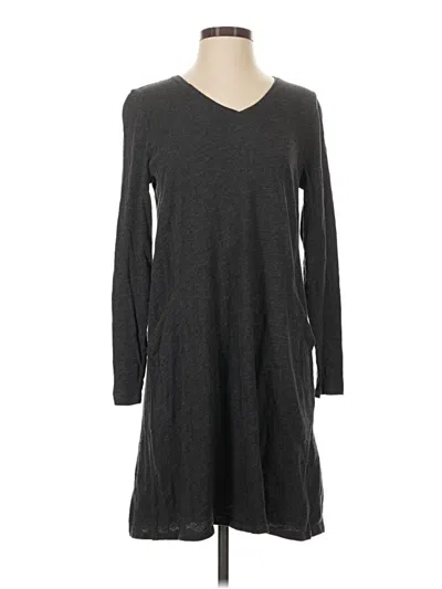 Pre-owned Eileen Fisher Casual Dress In Gray