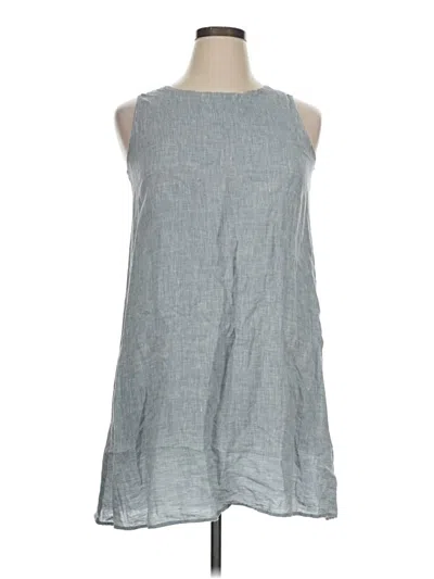 Pre-owned Eileen Fisher Casual Dress In Gray