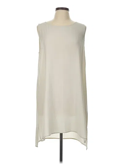 Pre-owned Eileen Fisher Casual Dress In Ivory