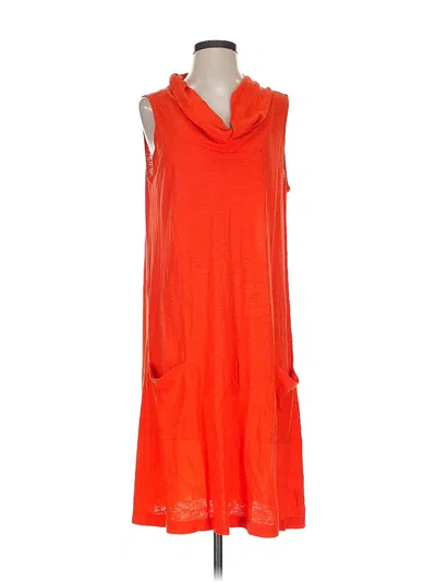 Pre-owned Eileen Fisher Casual Dress In Orange