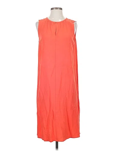 Pre-owned Eileen Fisher Casual Dress In Orange