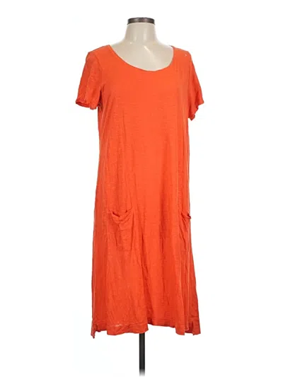 Pre-owned Eileen Fisher Casual Dress In Orange