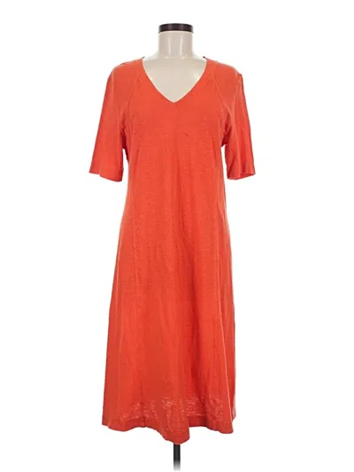 Pre-owned Eileen Fisher Casual Dress In Orange