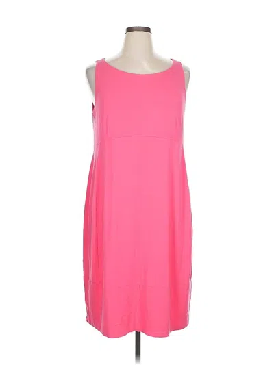 Pre-owned Eileen Fisher Casual Dress In Pink