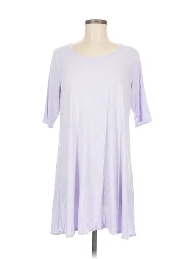 Pre-owned Eileen Fisher Casual Dress In Purple