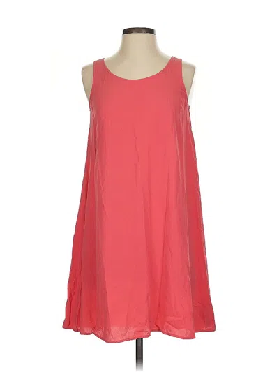 Pre-owned Eileen Fisher Casual Dress In Red