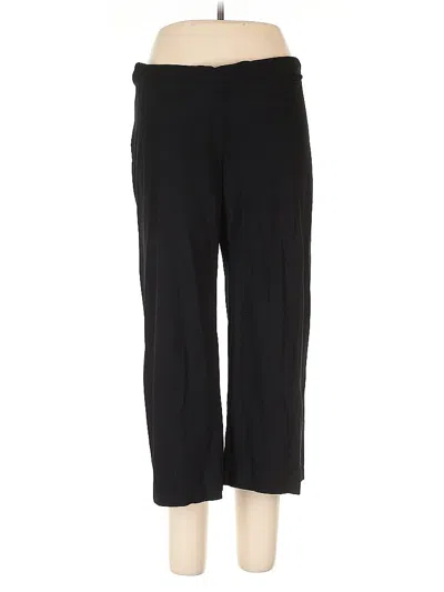 Pre-owned Eileen Fisher Casual Pants In Black