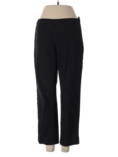 Pre-owned Eileen Fisher Casual Pants In Black