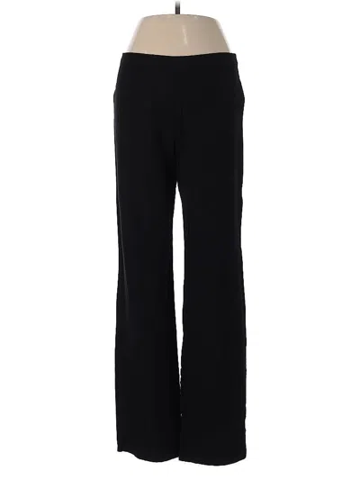 Pre-owned Eileen Fisher Casual Pants In Black