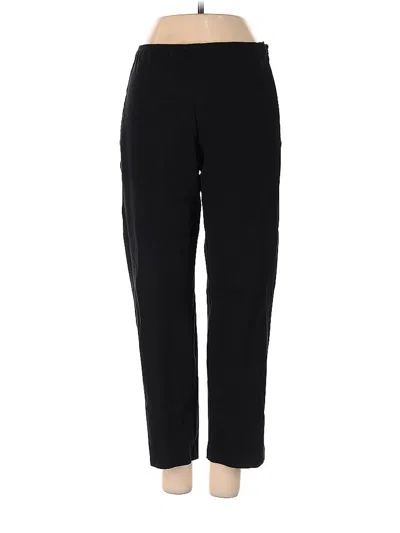 Pre-owned Eileen Fisher Casual Pants In Black