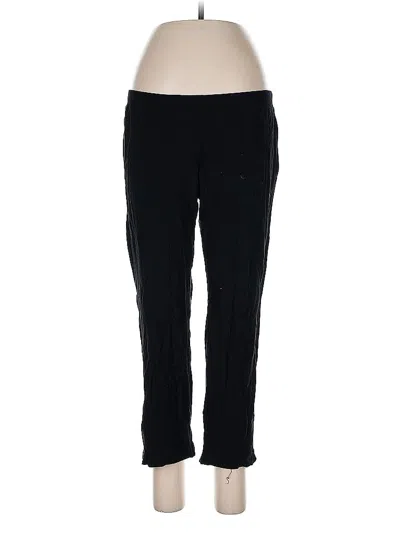 Pre-owned Eileen Fisher Casual Pants In Black