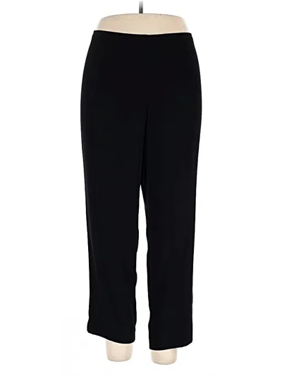 Pre-owned Eileen Fisher Casual Pants In Black