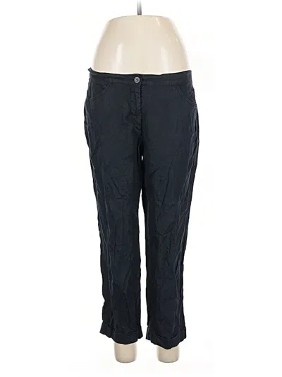 Pre-owned Eileen Fisher Casual Pants In Black