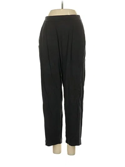 Pre-owned Eileen Fisher Casual Pants In Black
