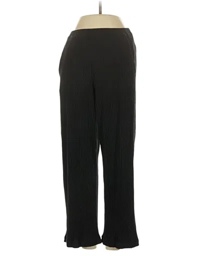 Pre-owned Eileen Fisher Casual Pants In Black