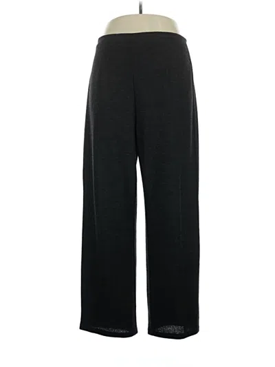 Pre-owned Eileen Fisher Casual Pants In Black