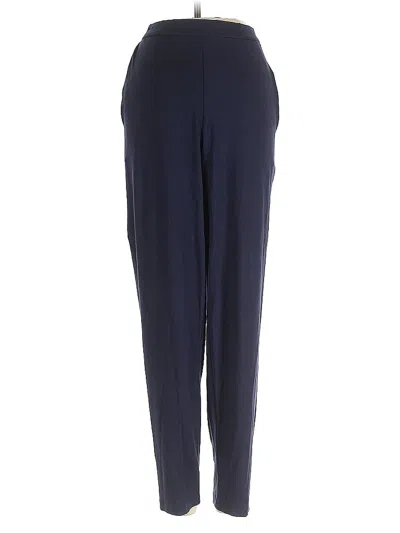 Pre-owned Eileen Fisher Casual Pants In Blue
