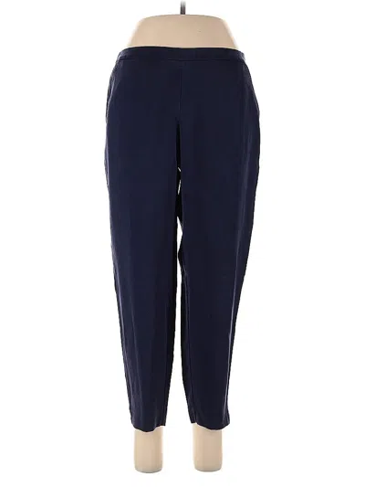 Pre-owned Eileen Fisher Casual Pants In Blue