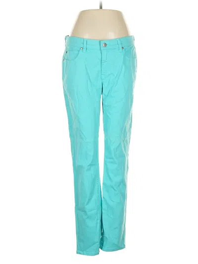 Pre-owned Eileen Fisher Casual Pants In Blue