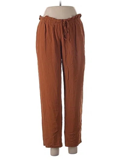 Pre-owned Eileen Fisher Casual Pants In Brown
