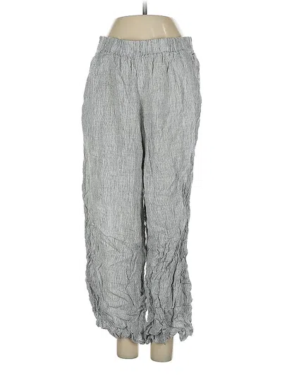 Pre-owned Eileen Fisher Casual Pants In Gray