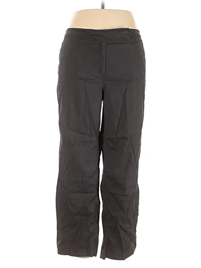 Pre-owned Eileen Fisher Casual Pants In Gray