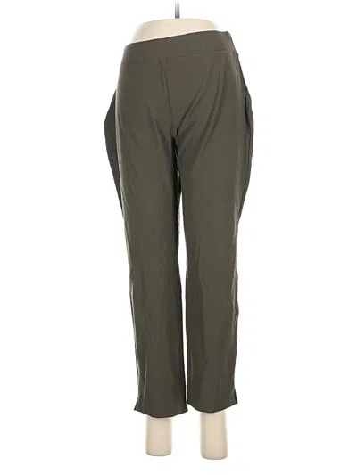 Pre-owned Eileen Fisher Casual Pants In Green