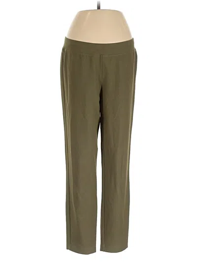 Pre-owned Eileen Fisher Casual Pants In Green