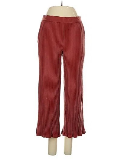 Pre-owned Eileen Fisher Casual Pants In Red