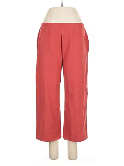 Pre-owned Eileen Fisher Casual Pants In Red