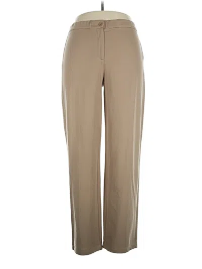 Pre-owned Eileen Fisher Casual Pants In Tan