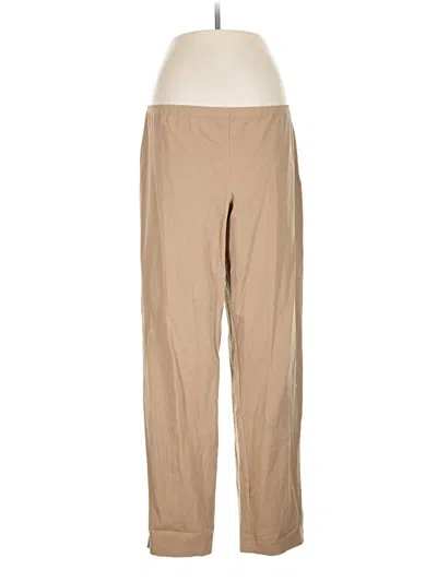 Pre-owned Eileen Fisher Casual Pants In Tan