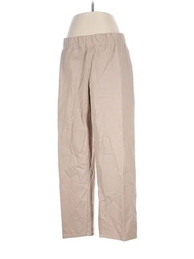 Pre-owned Eileen Fisher Casual Pants In Tan