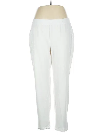 Pre-owned Eileen Fisher Casual Pants In White