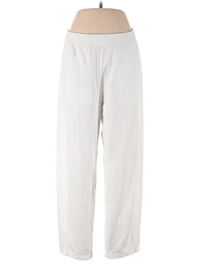 Pre-owned Eileen Fisher Casual Pants In White