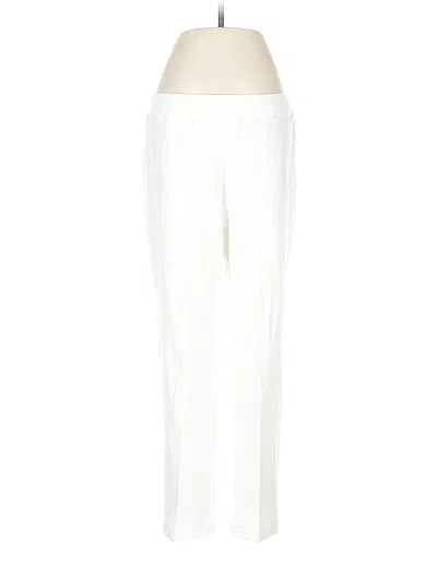 Pre-owned Eileen Fisher Casual Pants In White