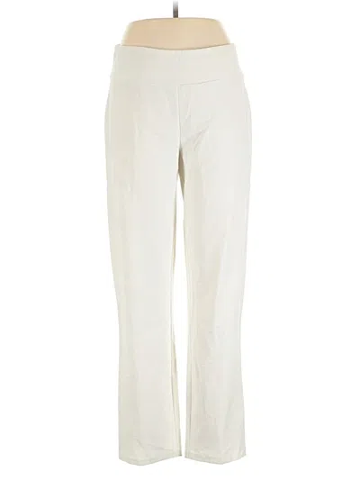 Pre-owned Eileen Fisher Casual Pants In White