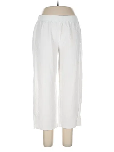 Pre-owned Eileen Fisher Casual Pants In White