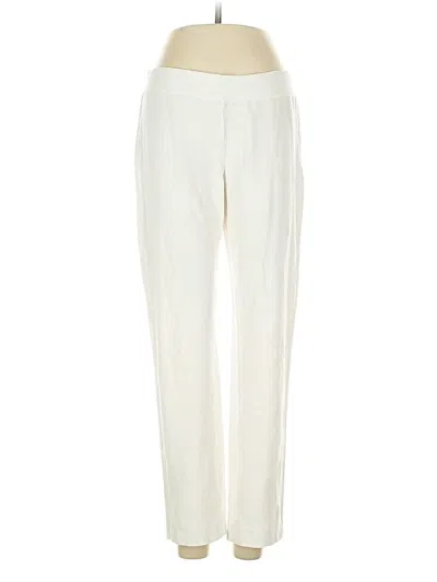 Pre-owned Eileen Fisher Casual Pants In White