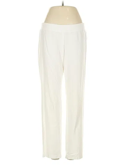 Pre-owned Eileen Fisher Casual Pants In White