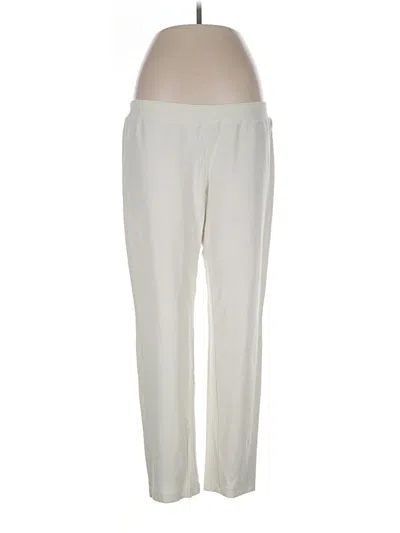 Pre-owned Eileen Fisher Casual Pants In White