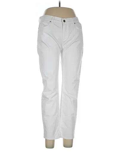 Pre-owned Eileen Fisher Casual Pants In White