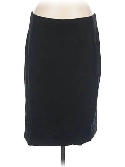 Pre-owned Eileen Fisher Casual Skirt In Black