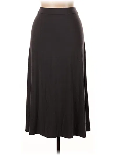 Pre-owned Eileen Fisher Casual Skirt In Black